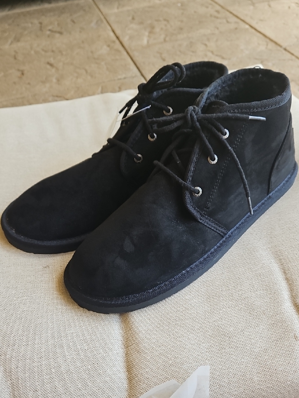 Nautica Men’s Dulverton Chukka Lace-up Sherpa Lined Slippers Indoor/ Outdoor, 11